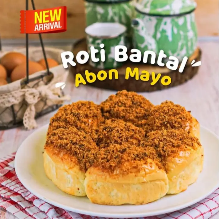 Roti Bantal Abon Mayo